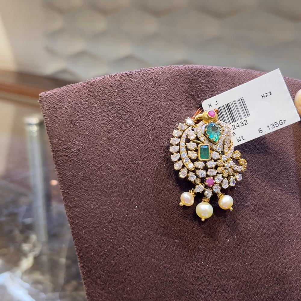 SRI RAM 6.135gms Pendent 22K Nakshi