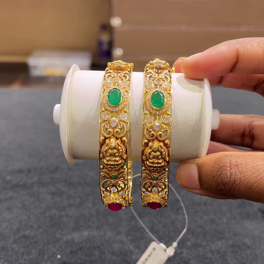 CHANDANA Brothers 37.76gms BANGLES 22K Yellow Gold