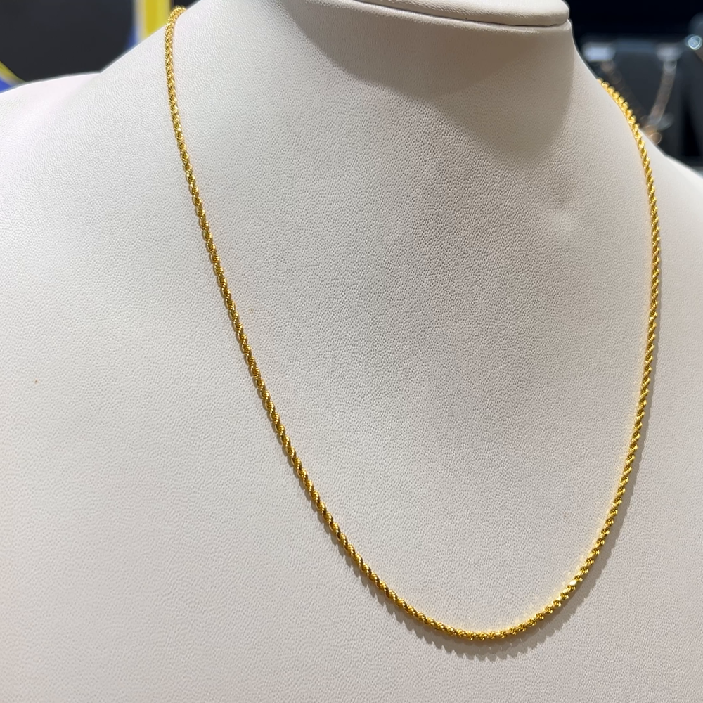RS BROTHERS 8.25gms CHAINS 22K Yellow Gold