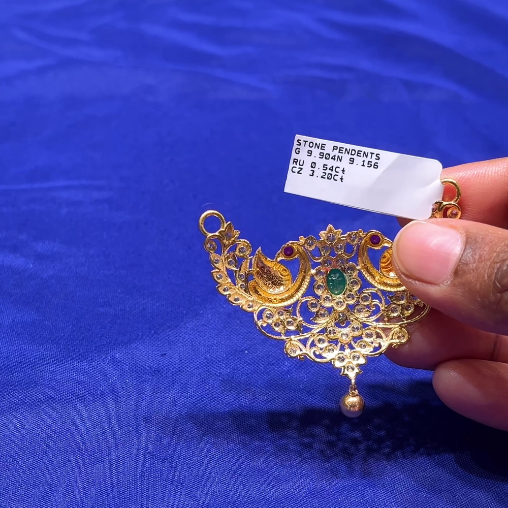 CMR 9.156gms Pendent 22K Nakshi