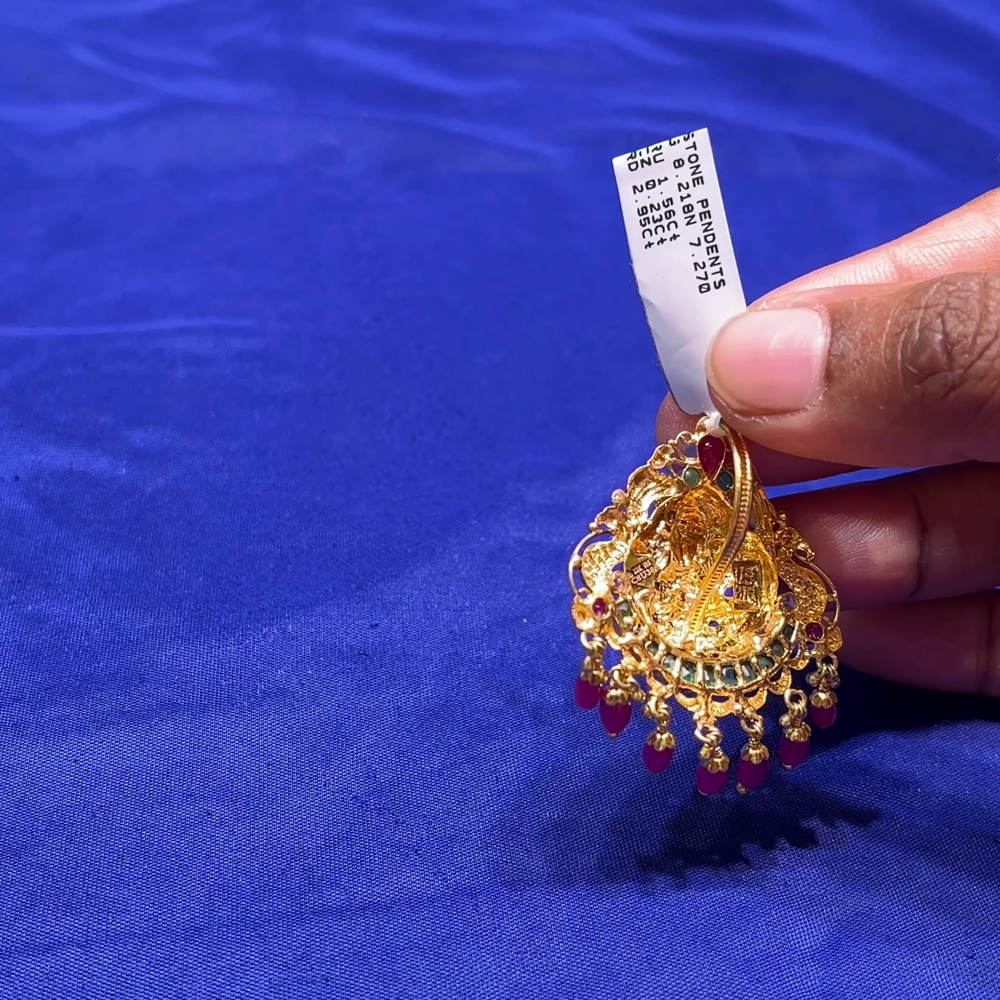 CMR 7.27gms Pendent 22K Nakshi