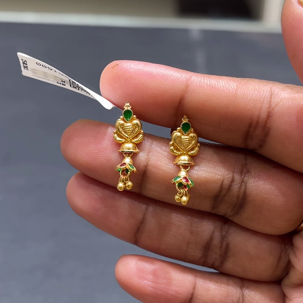Simple Gold Earrings Designs For Daily Use Simple Gold Earrings
