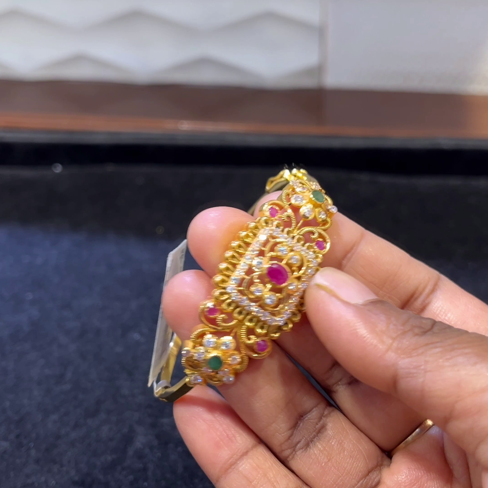 SRI RAM 13.29gms BANGLES 22K Yellow Gold