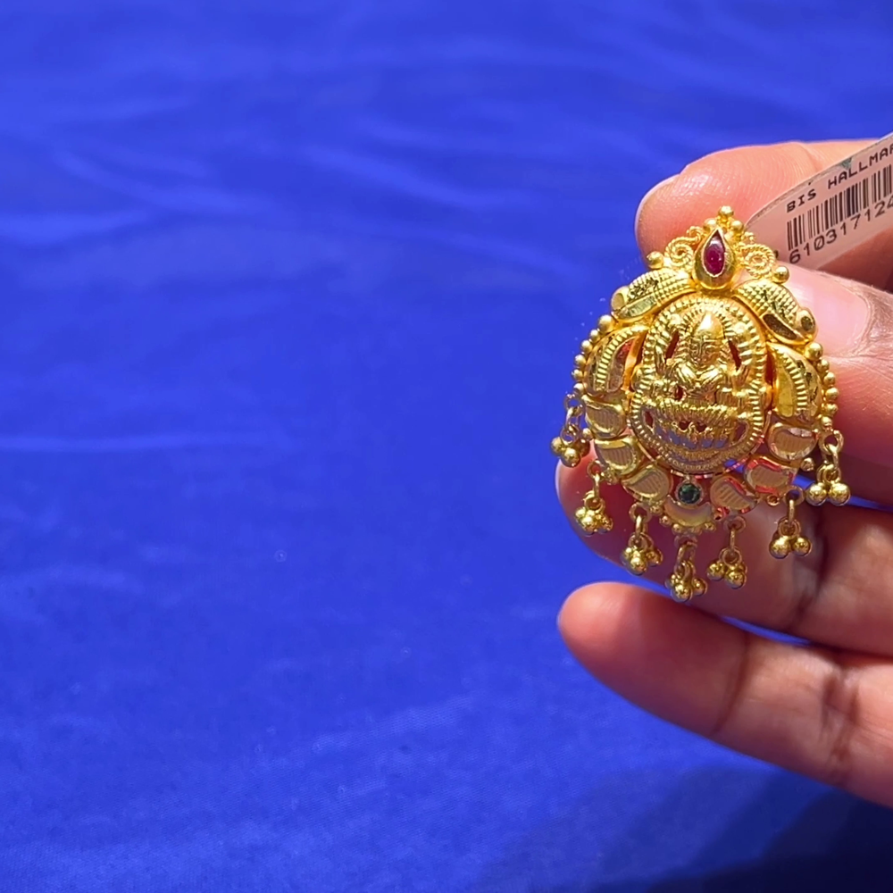 CMR 4.29gms Pendent 22K Nakshi