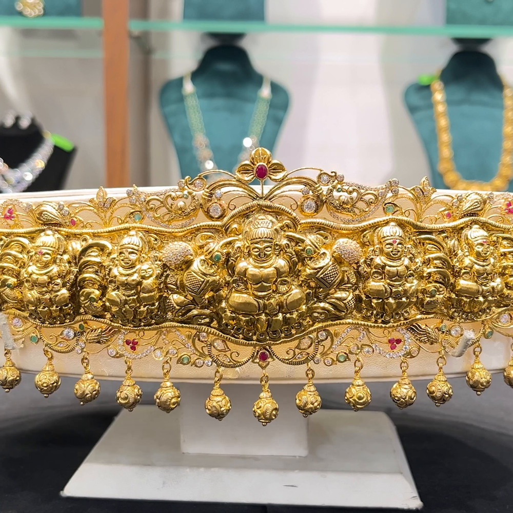 Gold Jewellery Light Weight Vaddanam In Gold Chennai Shopping Mall