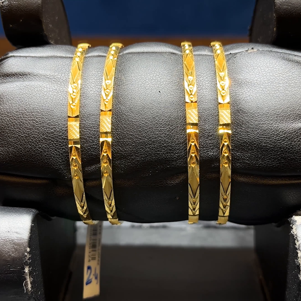 CMR BANGLES 22K Yellow Gold – BangaruRani - Main Image