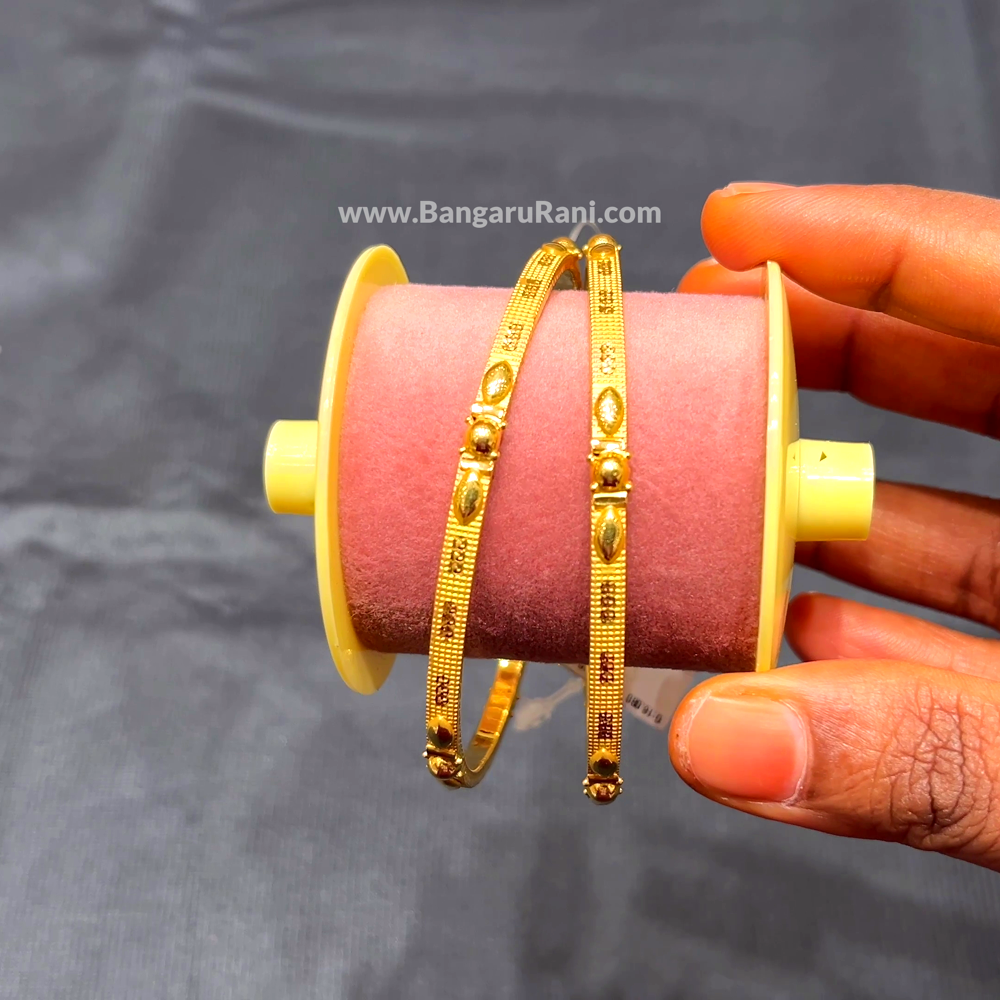 Anu Jewellers 16.08gms BANGLES 22K Yellow Gold