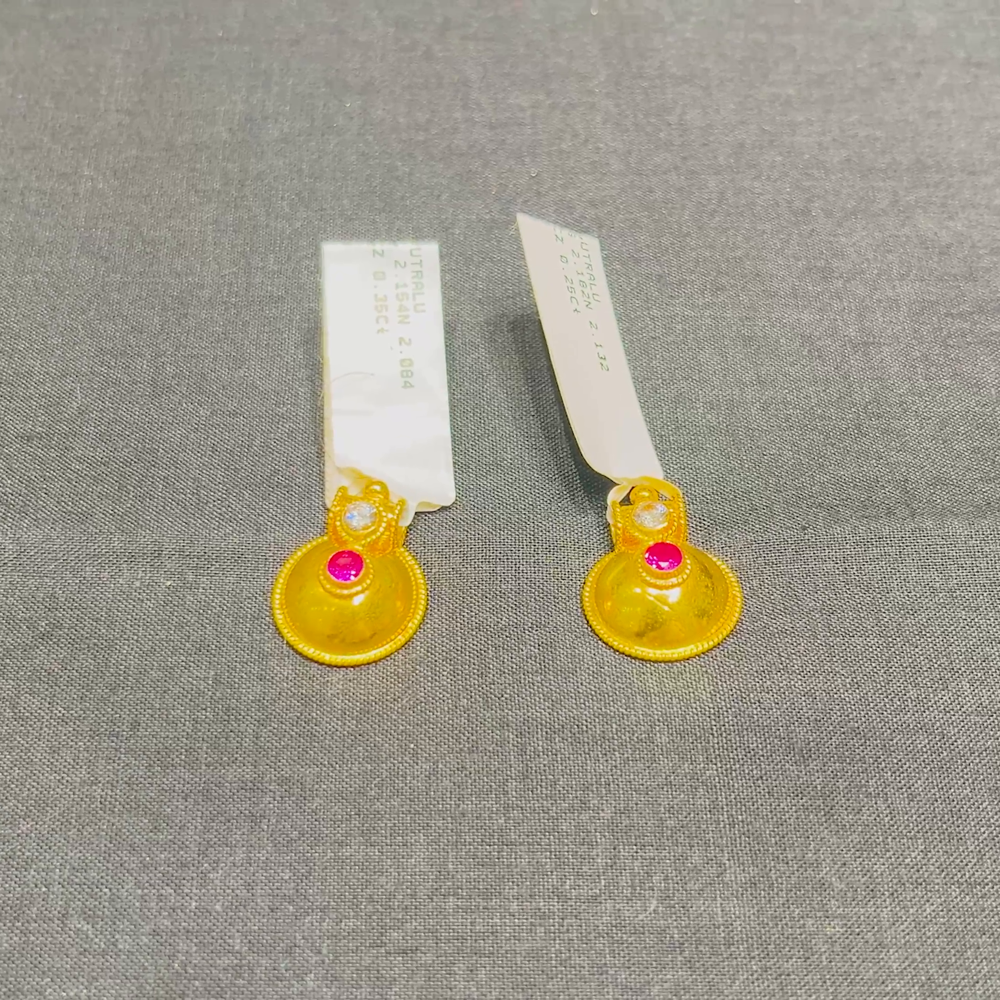 CMR 2.084gms Pendent 22K Yellow Gold