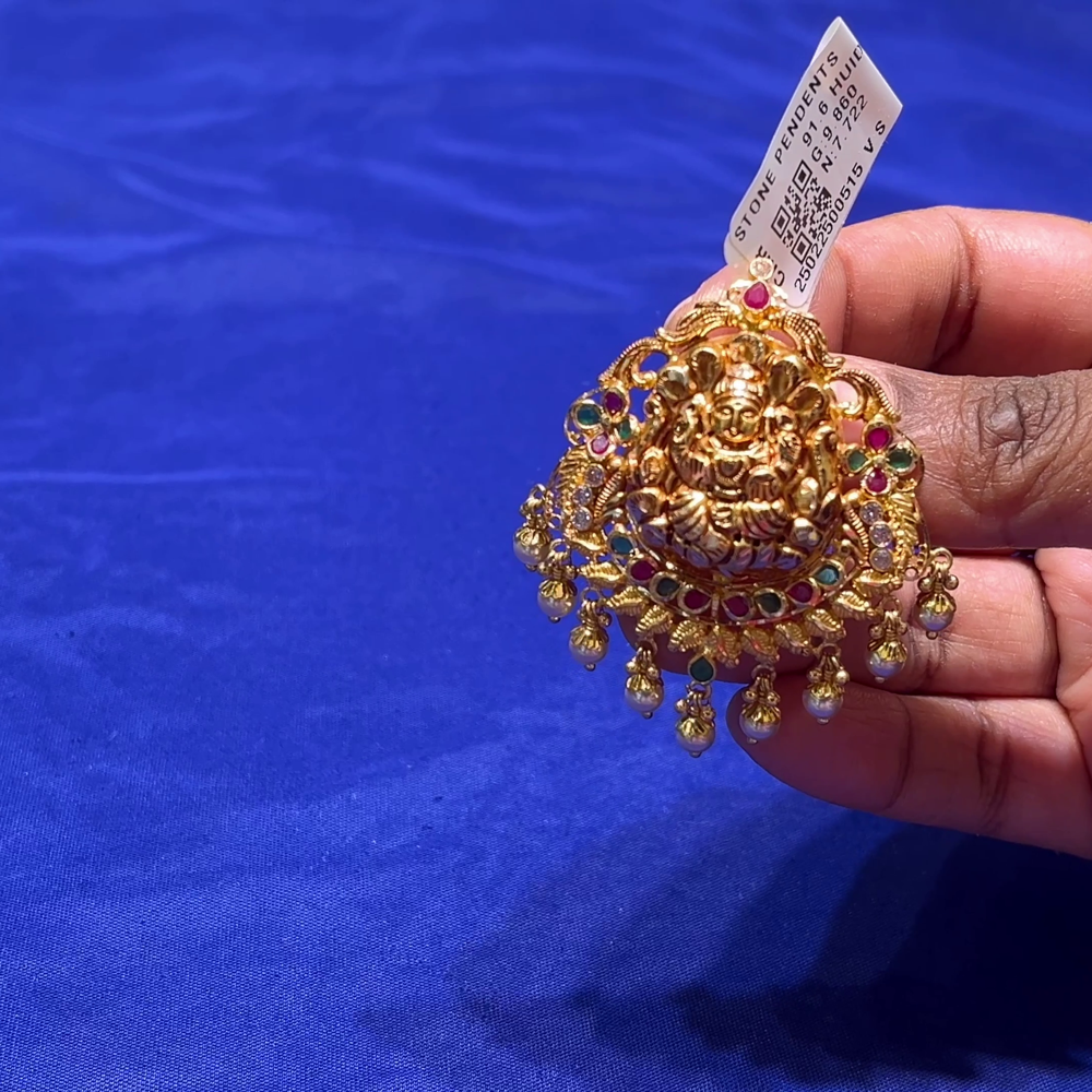 CMR 7.722gms Pendent 22K Nakshi