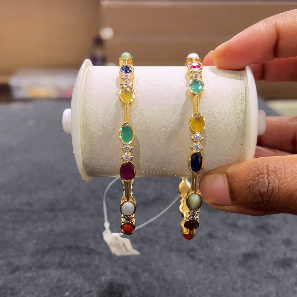 CHANDANA Brothers 40.42gms BANGLES 22K Yellow Gold