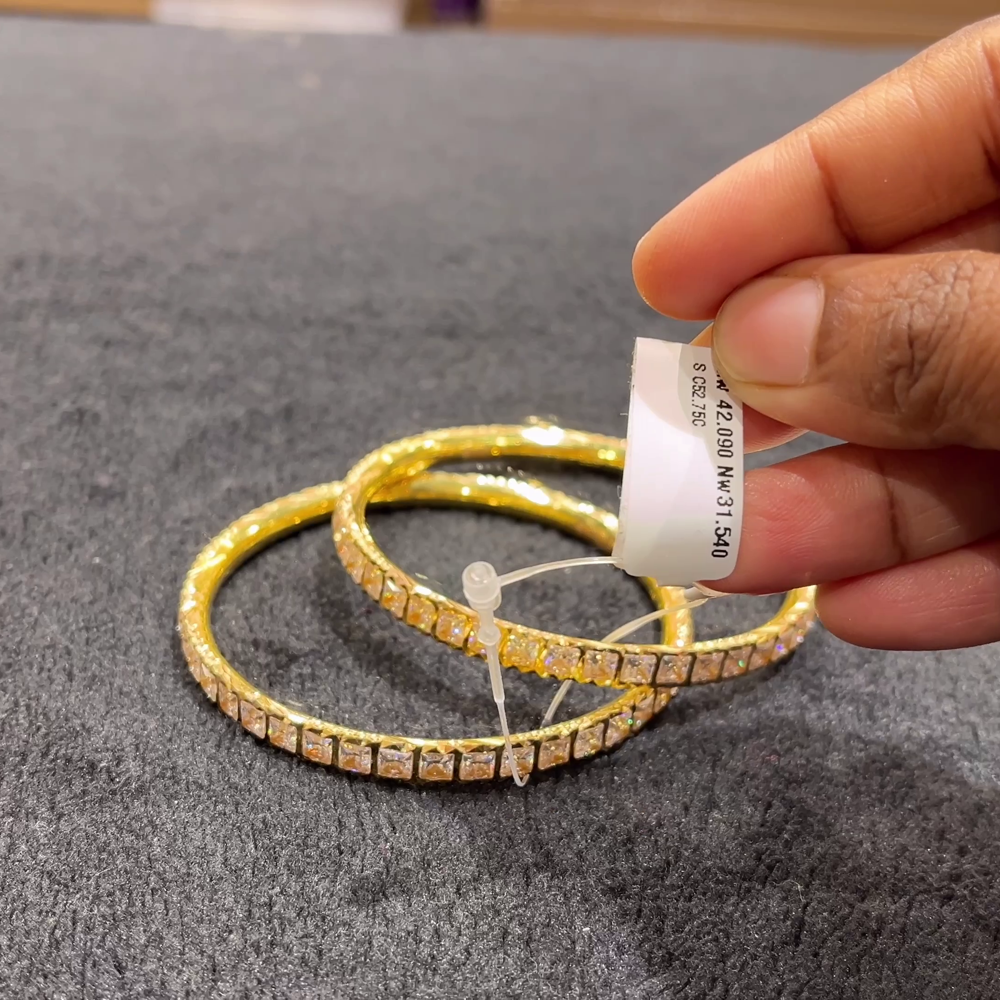 CHANDANA Brothers 31.54gms BANGLES 22K Yellow Gold