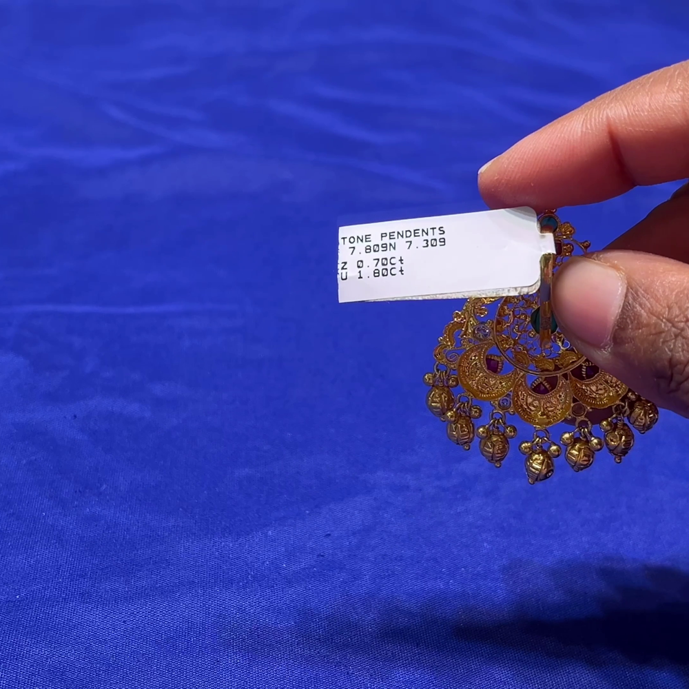CMR 7.309gms Pendent 22K Nakshi