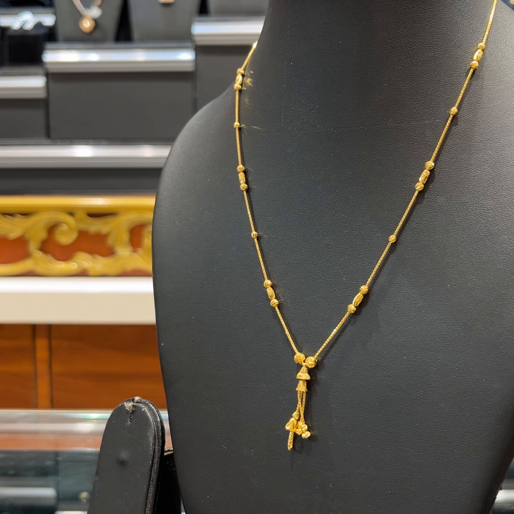 RS BROTHERS 7.156gms CHAINS 22K Yellow Gold