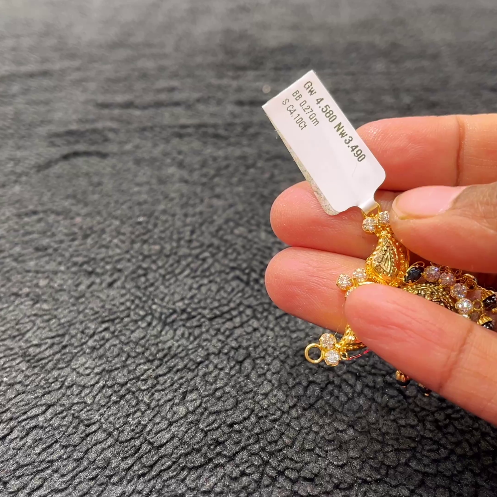 CHANDANA Brothers 3.49gms Pendent 22K Nakshi