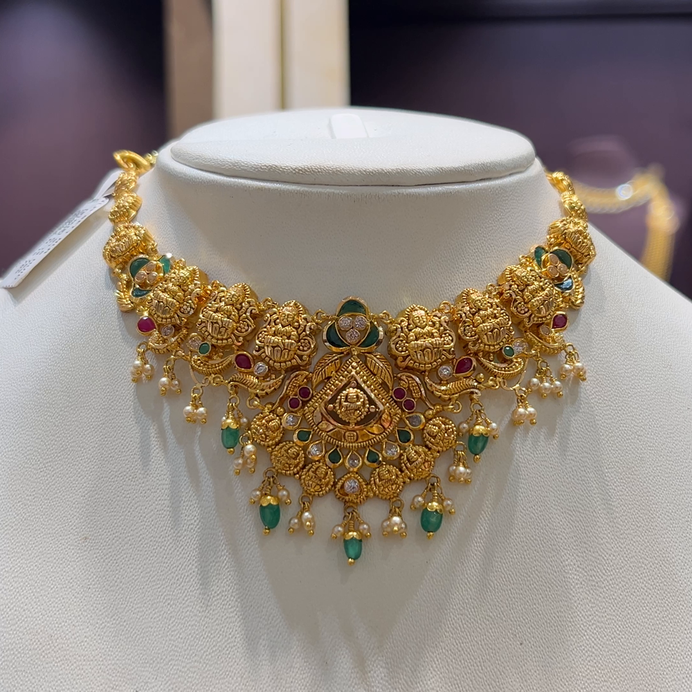 Cmr Gold Necklace Designs Cmr Jewellers Kukatpally Cmrjewellers