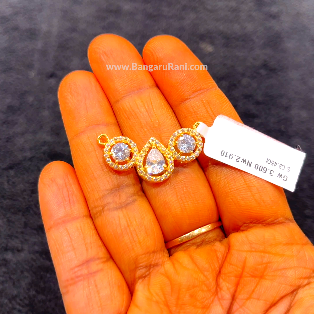 CHANDANA Brothers 2.91gms Pendent 22K Yellow Gold