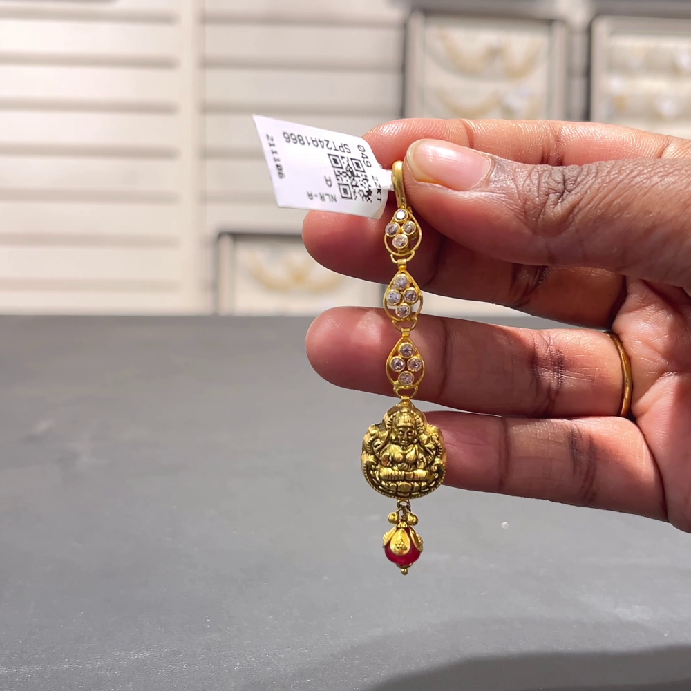 SOUTH INDIA 2.747gms Papitabilla 22K Yellow Gold