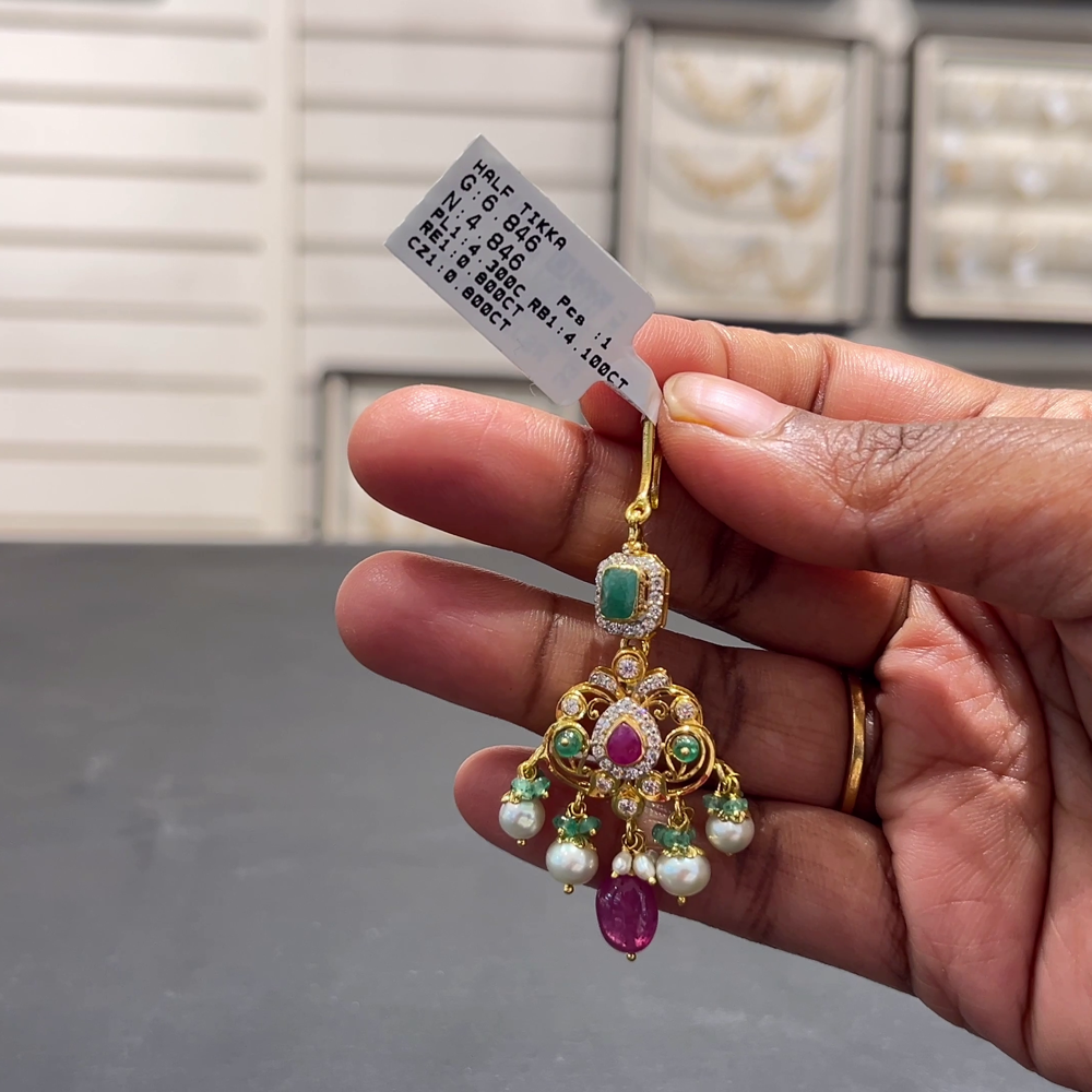 SOUTH INDIA 4.846gms Papitabilla 22K Yellow Gold