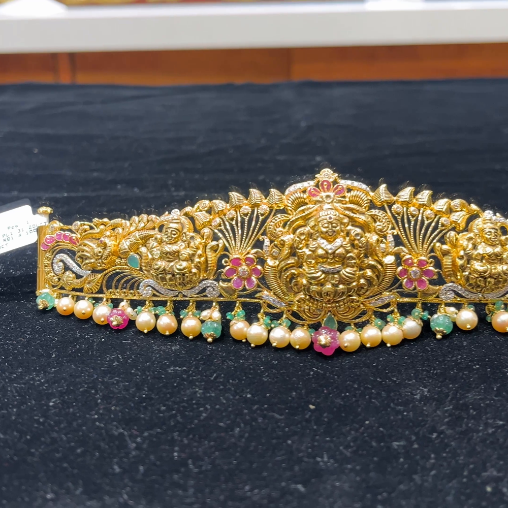 RS BROTHERS 55.862gms VADDANAM 22K Yellow Gold