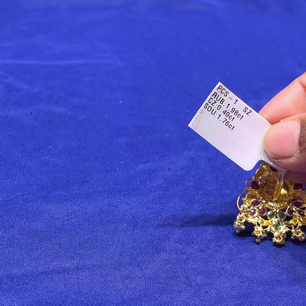 CMR 4.019gms Pendent 22K Nakshi