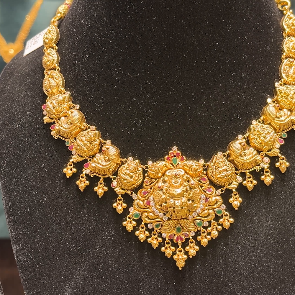 CMR NECKLACE 22K Yellow Gold – BangaruRani