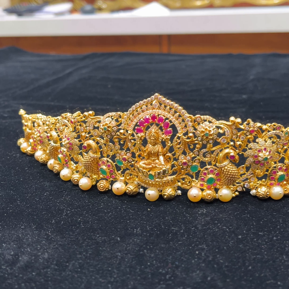 RS BROTHERS 127.332gms VADDANAM 22K Yellow Gold