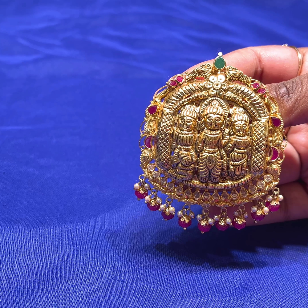 CMR 13.268gms Pendent 22K Nakshi