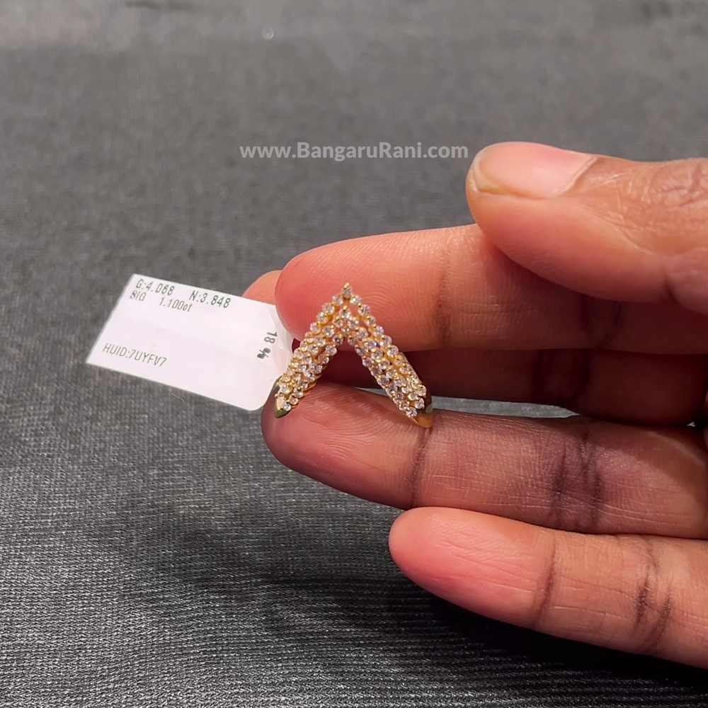 Anu Jewellers 3.848gms Ring 22K Yellow Gold