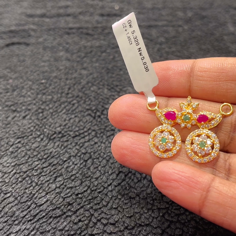 CHANDANA Brothers 5.03gms Pendent 22K Nakshi