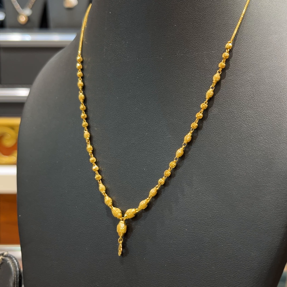 RS BROTHERS 7.432gms CHAINS 22K Yellow Gold