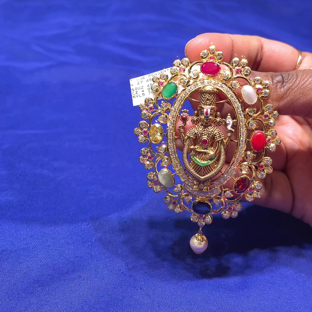 CMR 24.078gms Pendent 22K Nakshi