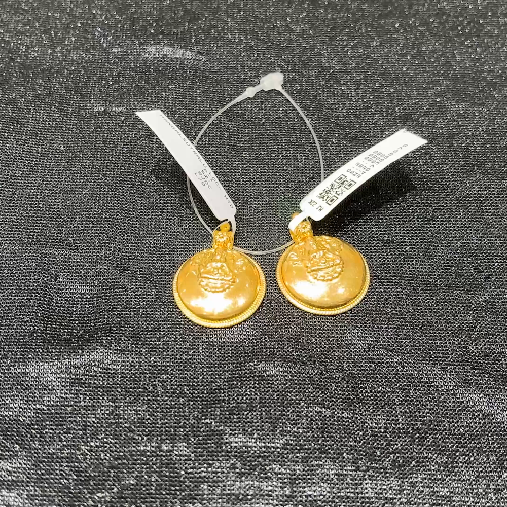 MUKUNDA JEWELLERS 2.665gms Pendent 22K Yellow Gold