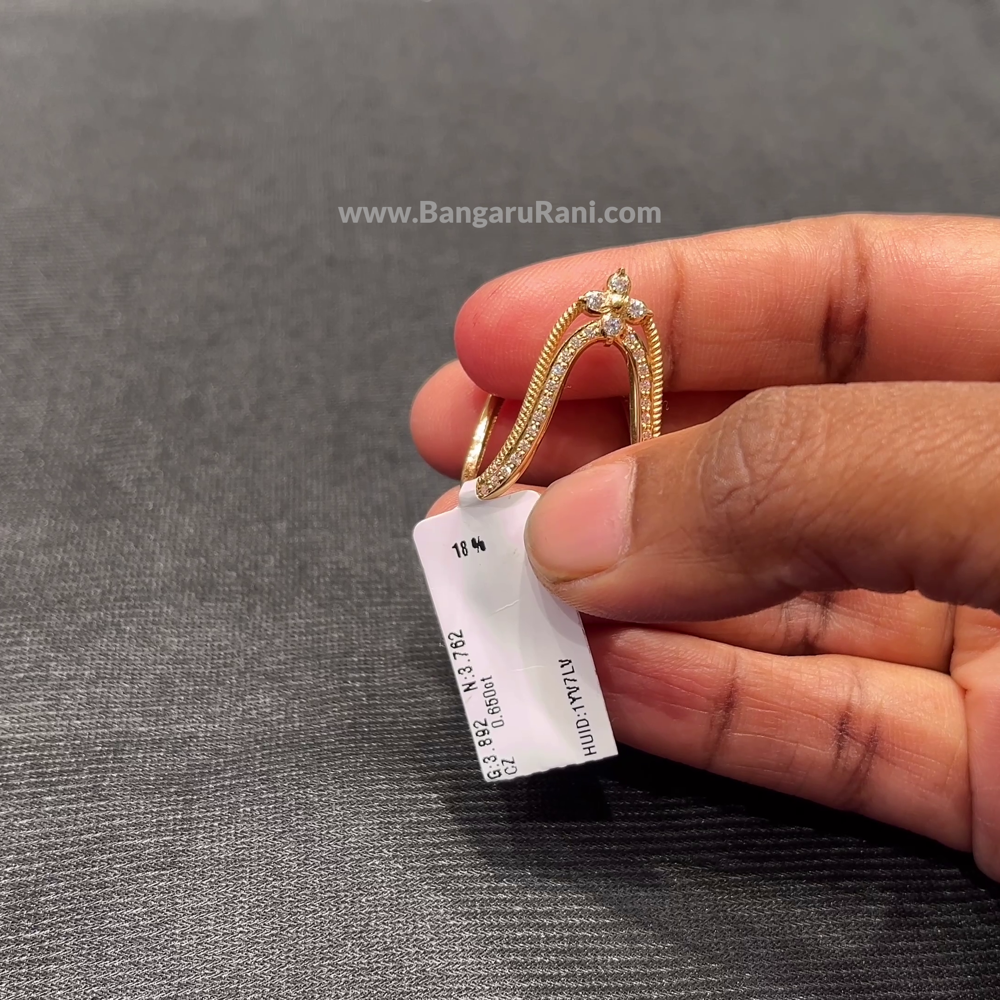 Anu Jewellers 3.762gms Ring 22K Yellow Gold
