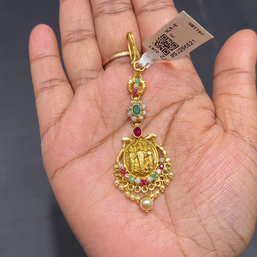 RS BROTHERS 5.23gms Papitabilla 22K Yellow Gold