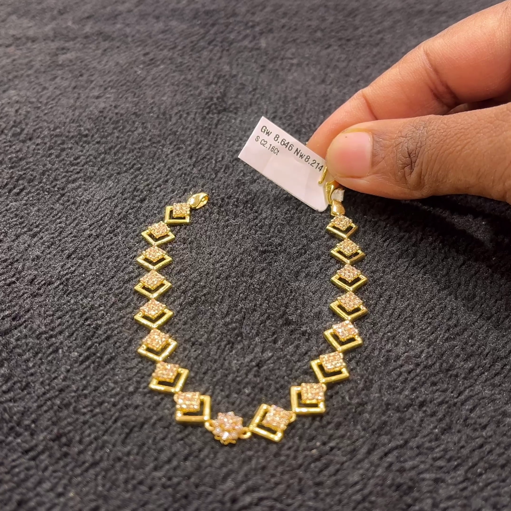 CHANDANA Brothers 8.214gms BANGLES 22K Yellow Gold