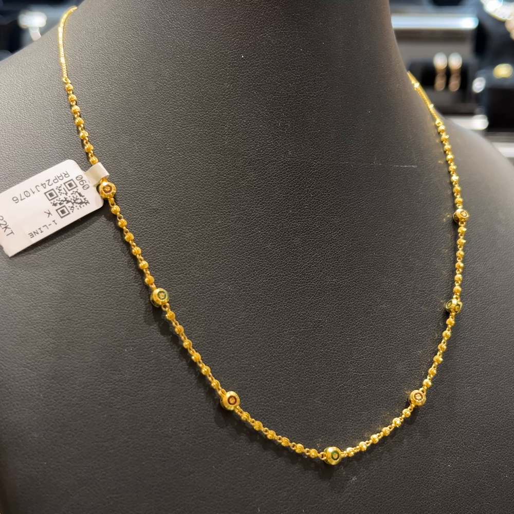 RS BROTHERS 5.931gms CHAINS 22K Yellow Gold