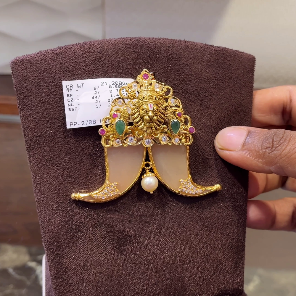 SRI RAM 16.106gms Pendent 22K Nakshi