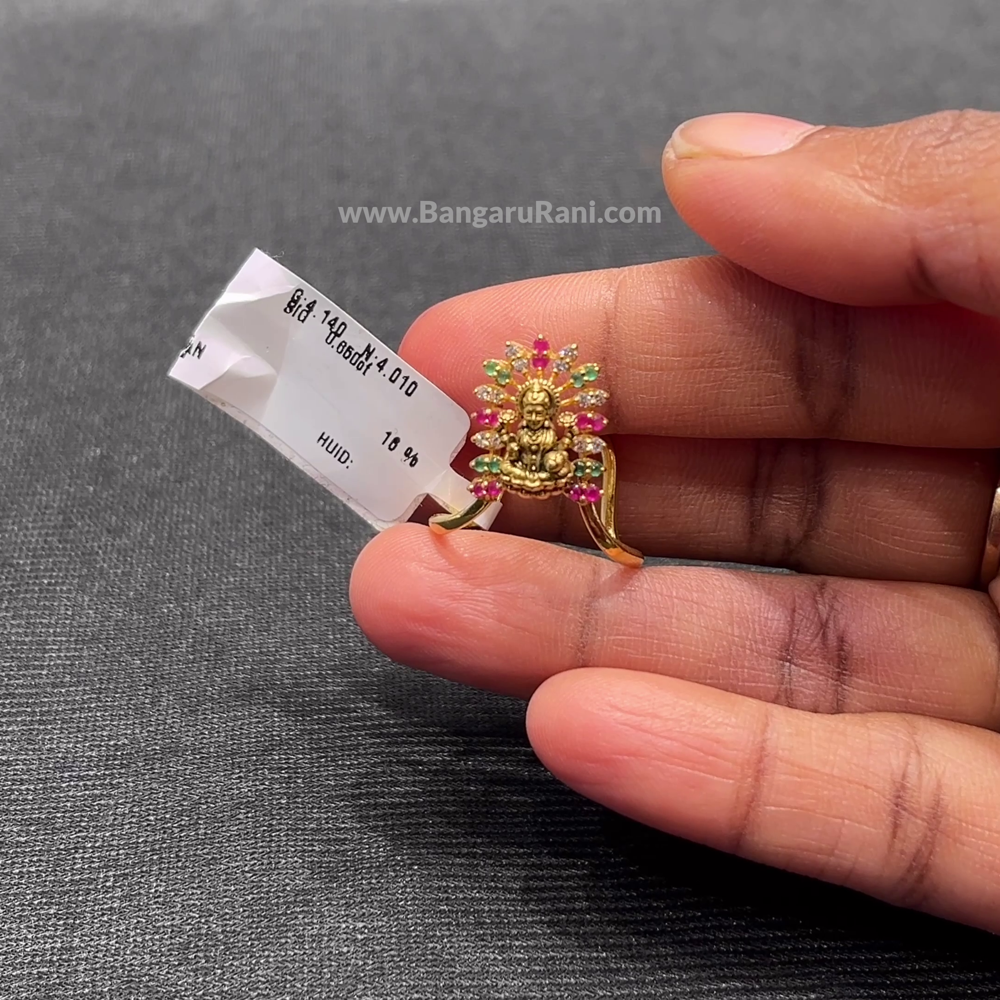 Anu Jewellers 4.01gms Ring 22K Yellow Gold