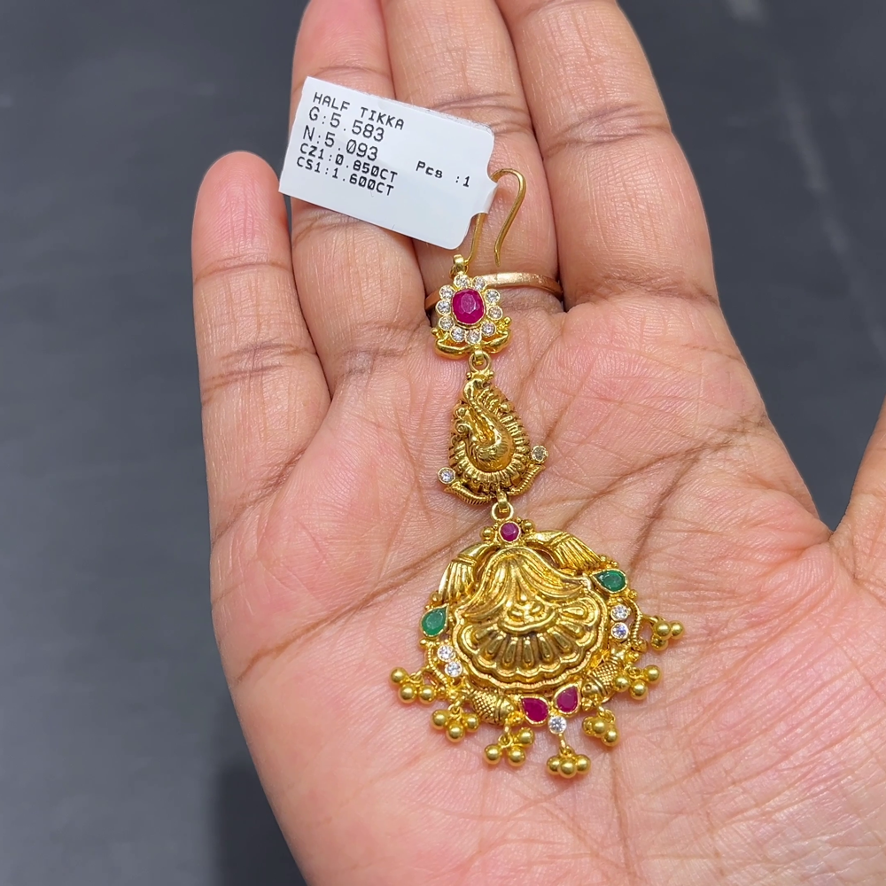 RS BROTHERS 5.093gms Papitabilla 22K Yellow Gold