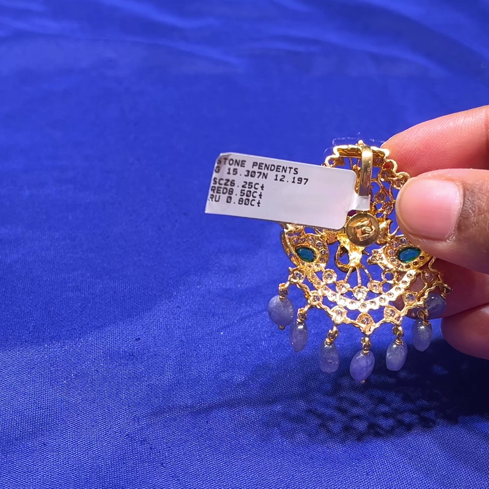 CMR 12.197gms Pendent 22K Nakshi