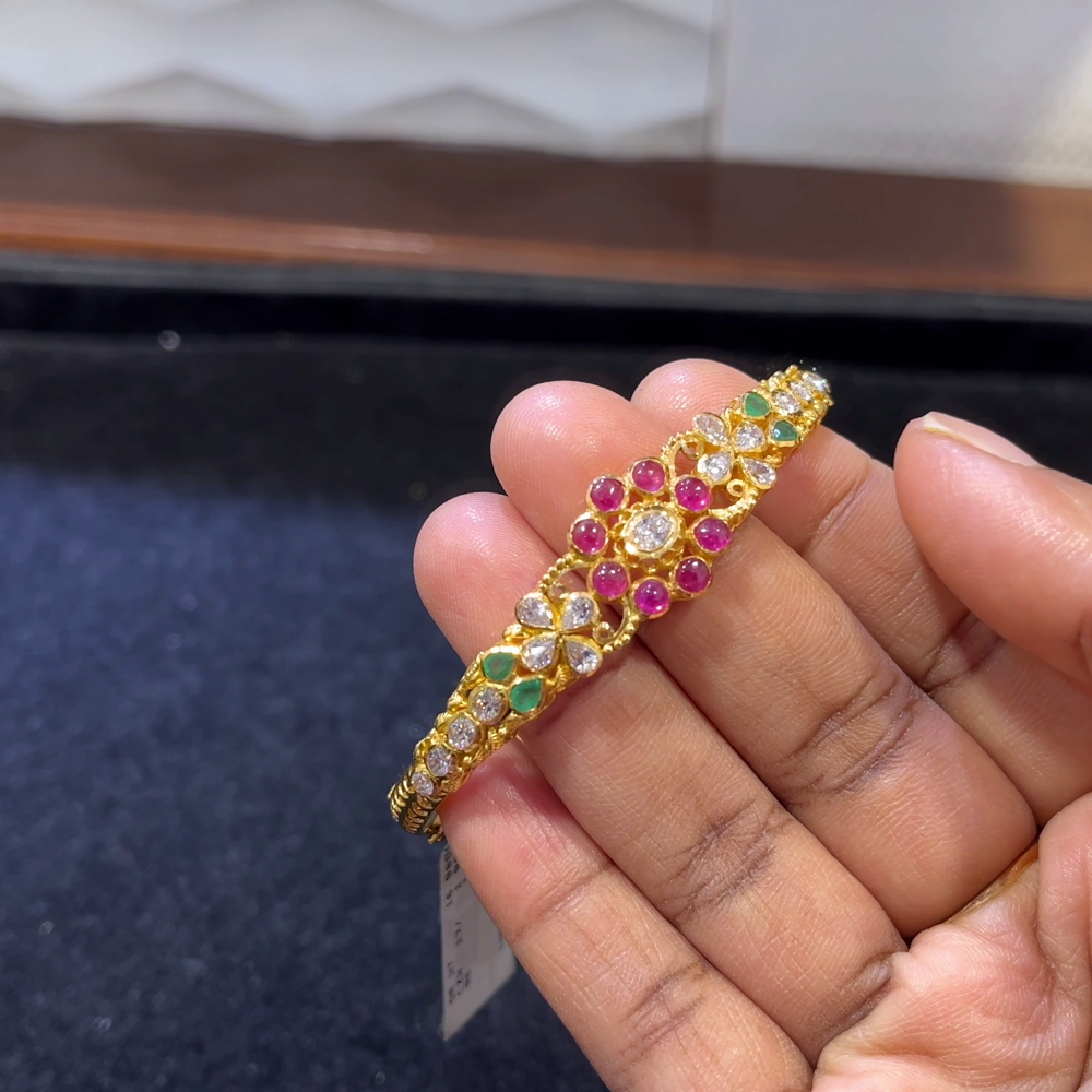 SRI RAM 16.32gms BANGLES 22K Yellow Gold