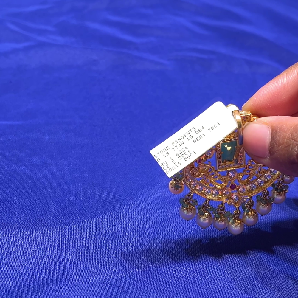 CMR 15.064gms Pendent 22K Nakshi