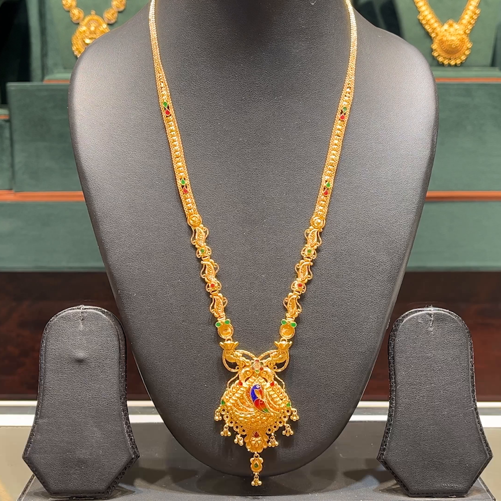 Gold necklace designs in 40 grams discount