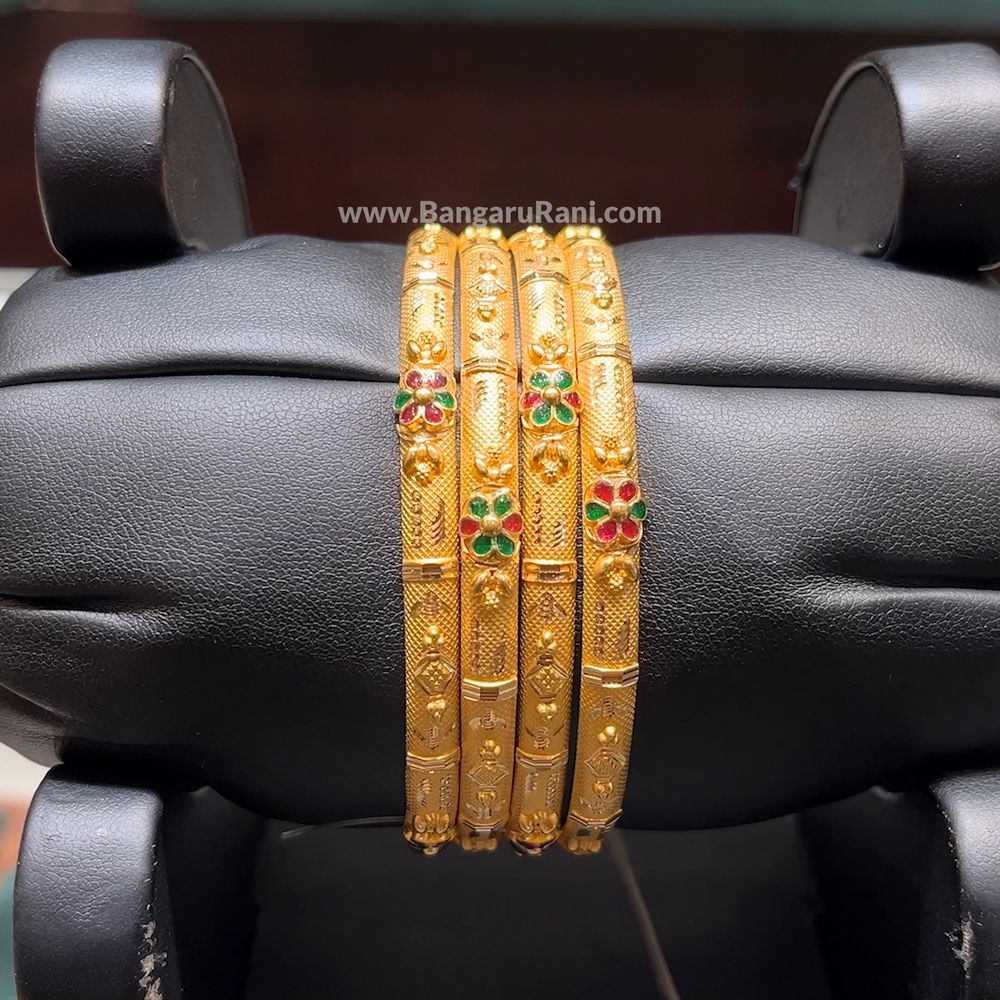 CMR 34.1gms BANGLES 22K Yellow Gold