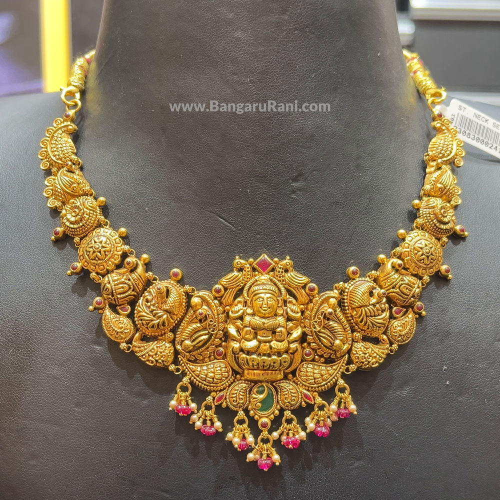 RS BROTHERS 24.389gms NECKLACE 22K Yellow Gold BangaruRani