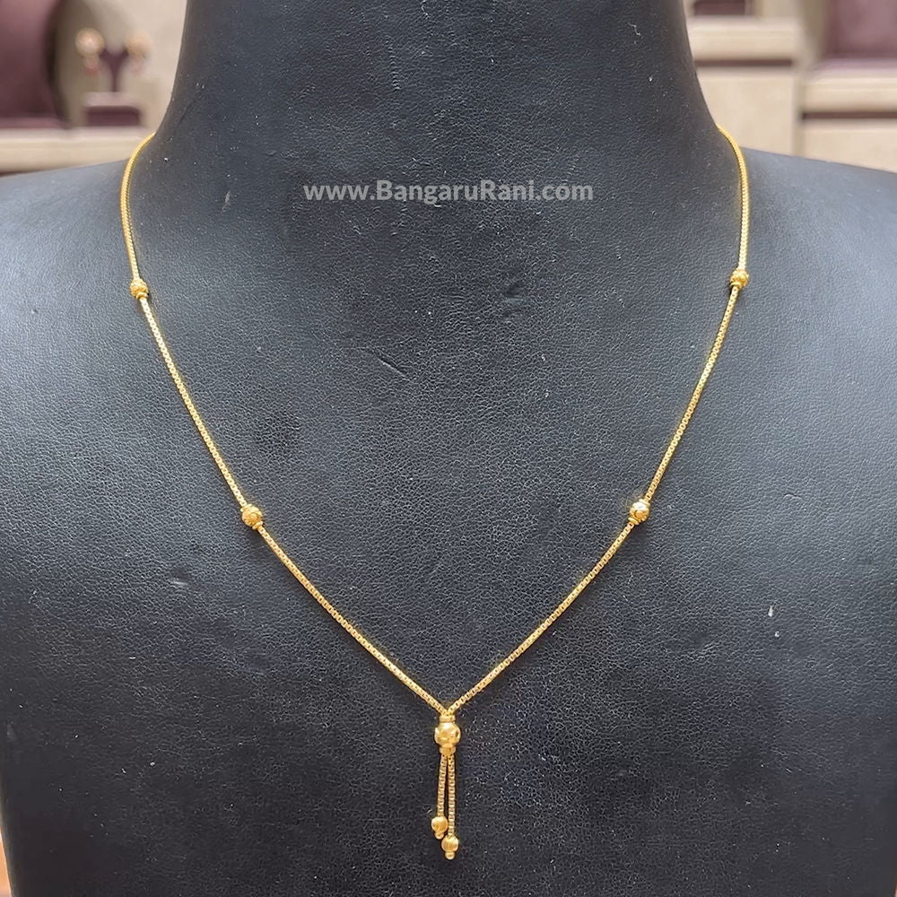 Chennai Shopping Mall CHAINS 22K Yellow Gold – BangaruRani