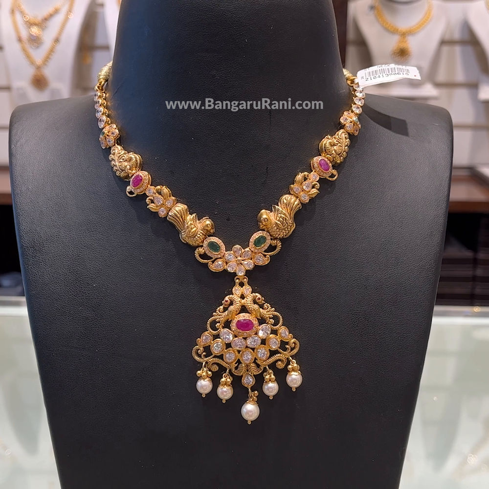 Gold necklace for best sale wedding with price
