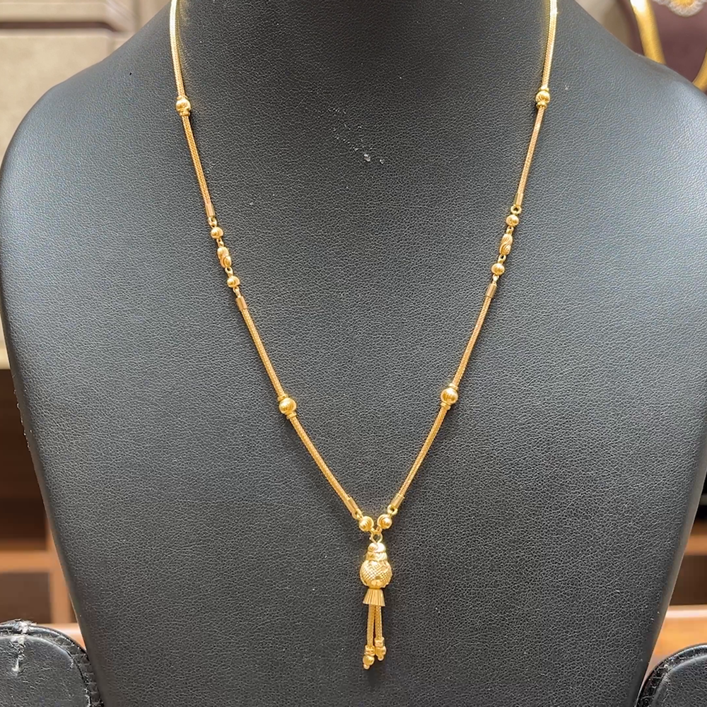 Chennai Shopping Mall CHAINS 22K Yellow Gold – BangaruRani