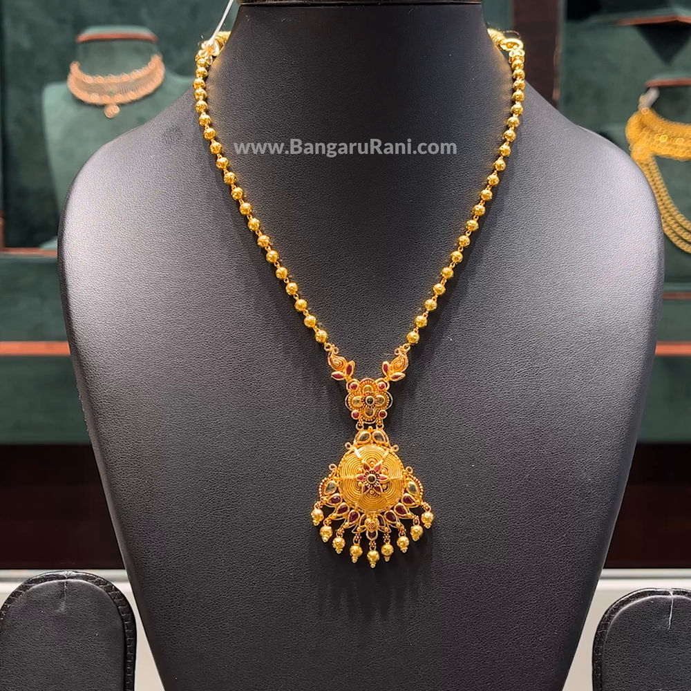 Latest gold necklace purchases designs in 20 grams