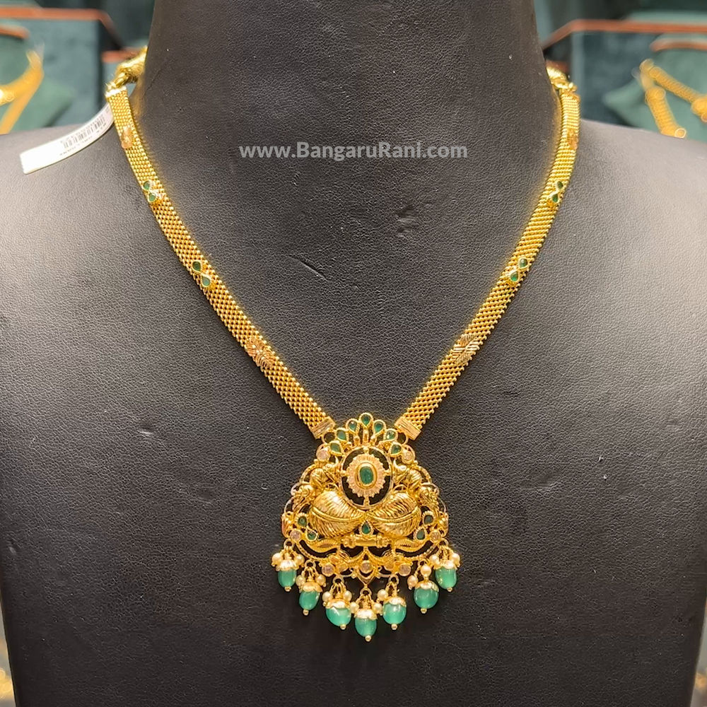 22k gold best sale long chain